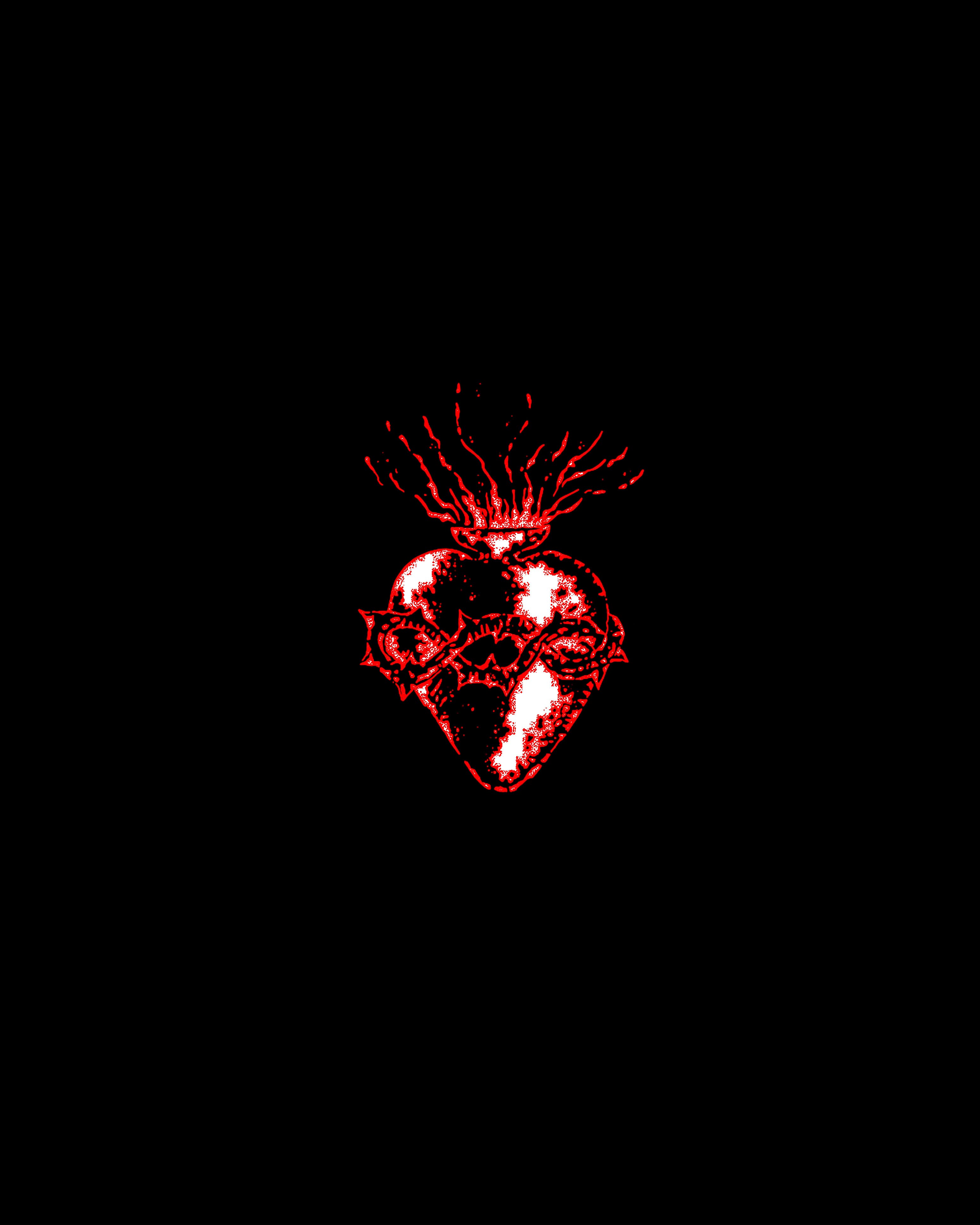 Sacred heart illustration