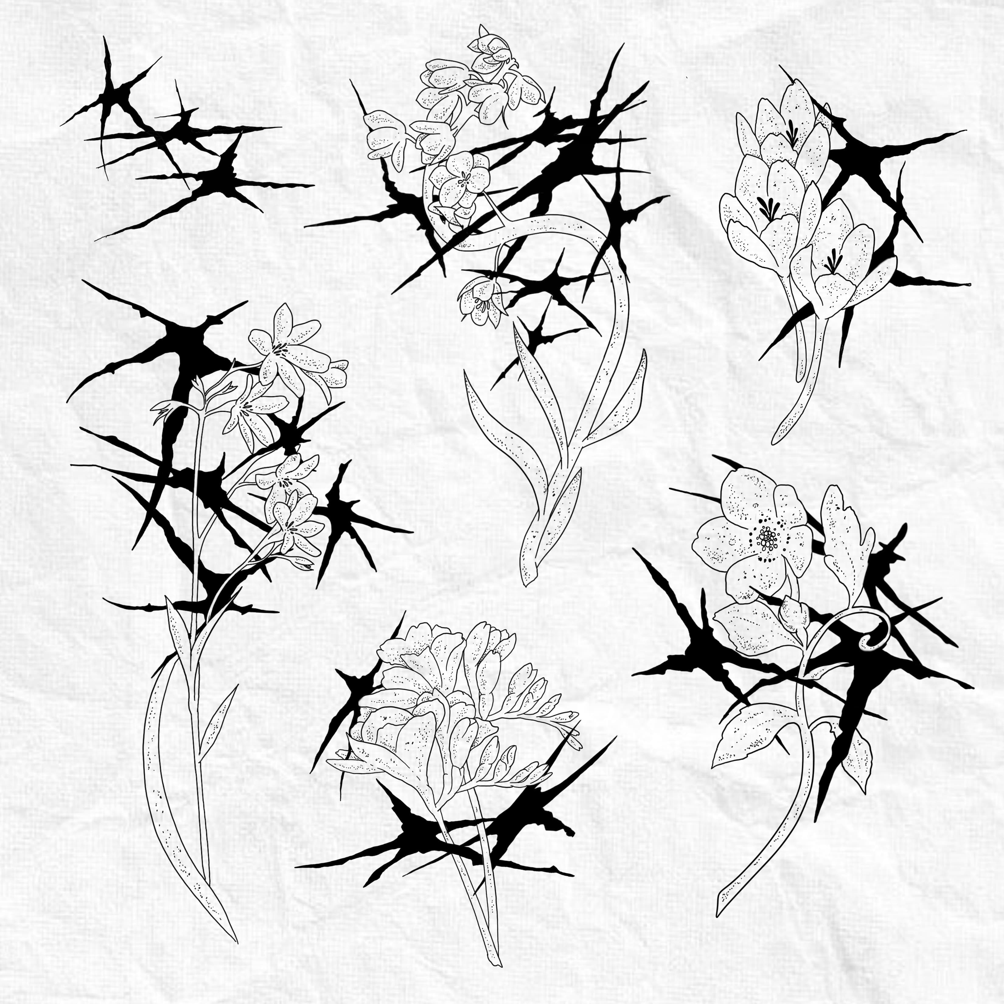 Flash design 7 — pre-designed tattoo available for booking